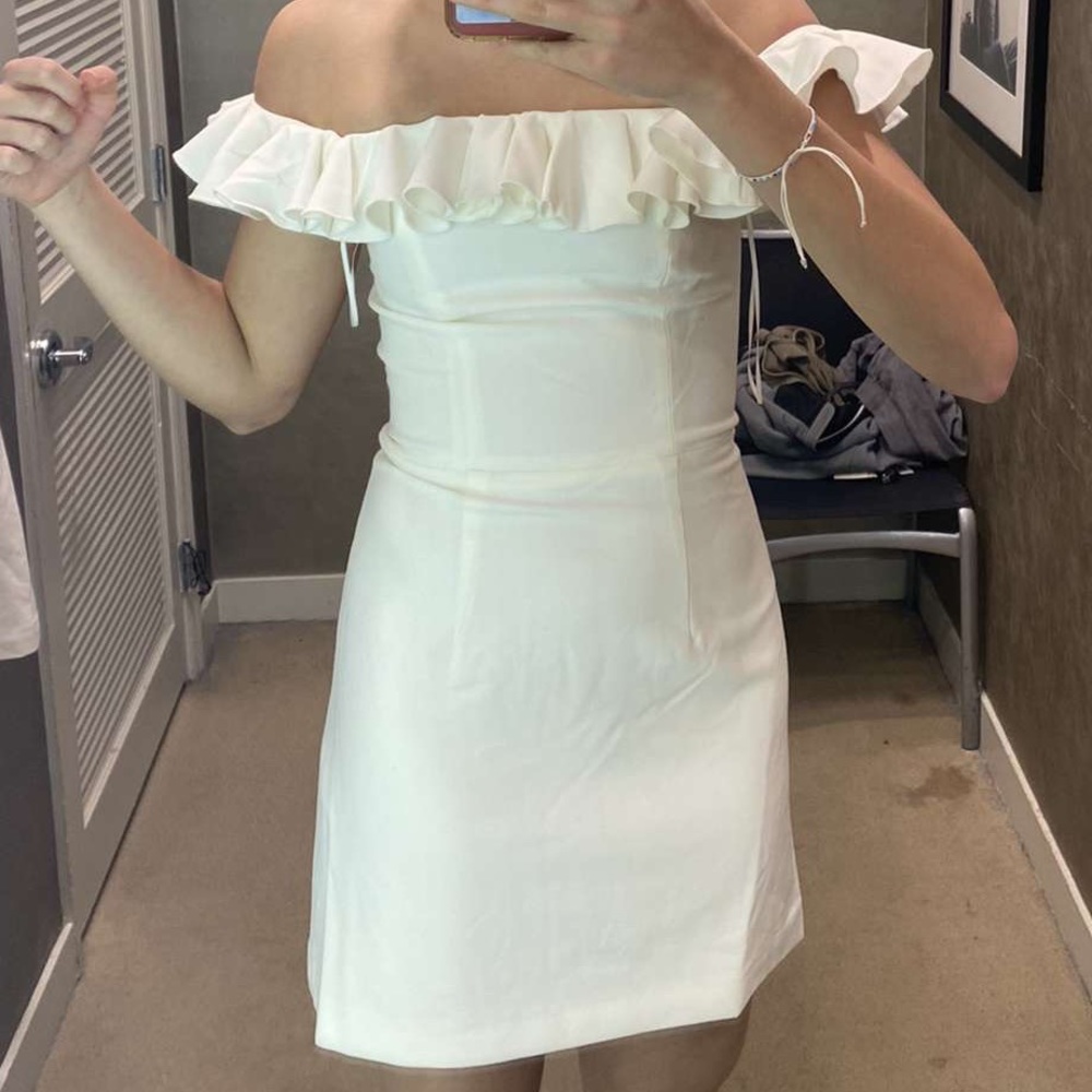 french connection white dress